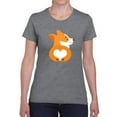 thumbnail image 1 of Fluffy Corgi Booty T-Shirt Women -Image by Shutterstock, Female XX-Large, 1 of 4
