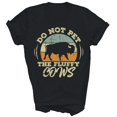 Fluffy Cows Bison Buffalo Graphic T-Shirt - Walmart.com