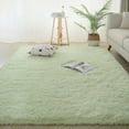 thumbnail image 1 of Fluffy Cream White Woolen Rug for Luxurious Bedroom and Living Room Decor - Bedroom and Living Room Soft and Cozy Silk Wool Rugs, 1 of 10