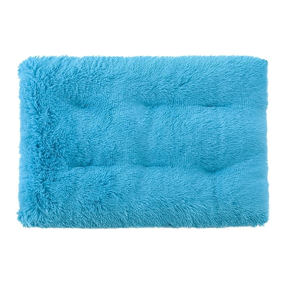 Fluffy Dog Crate Bed for Medium Dogs, Plush Faux Fur Dog Crate Pad, Calming Anti Anxiety Medium Dog Bed for Crate, Washable Soft Warm Dog Crate Mat -11.8x16.9 inches