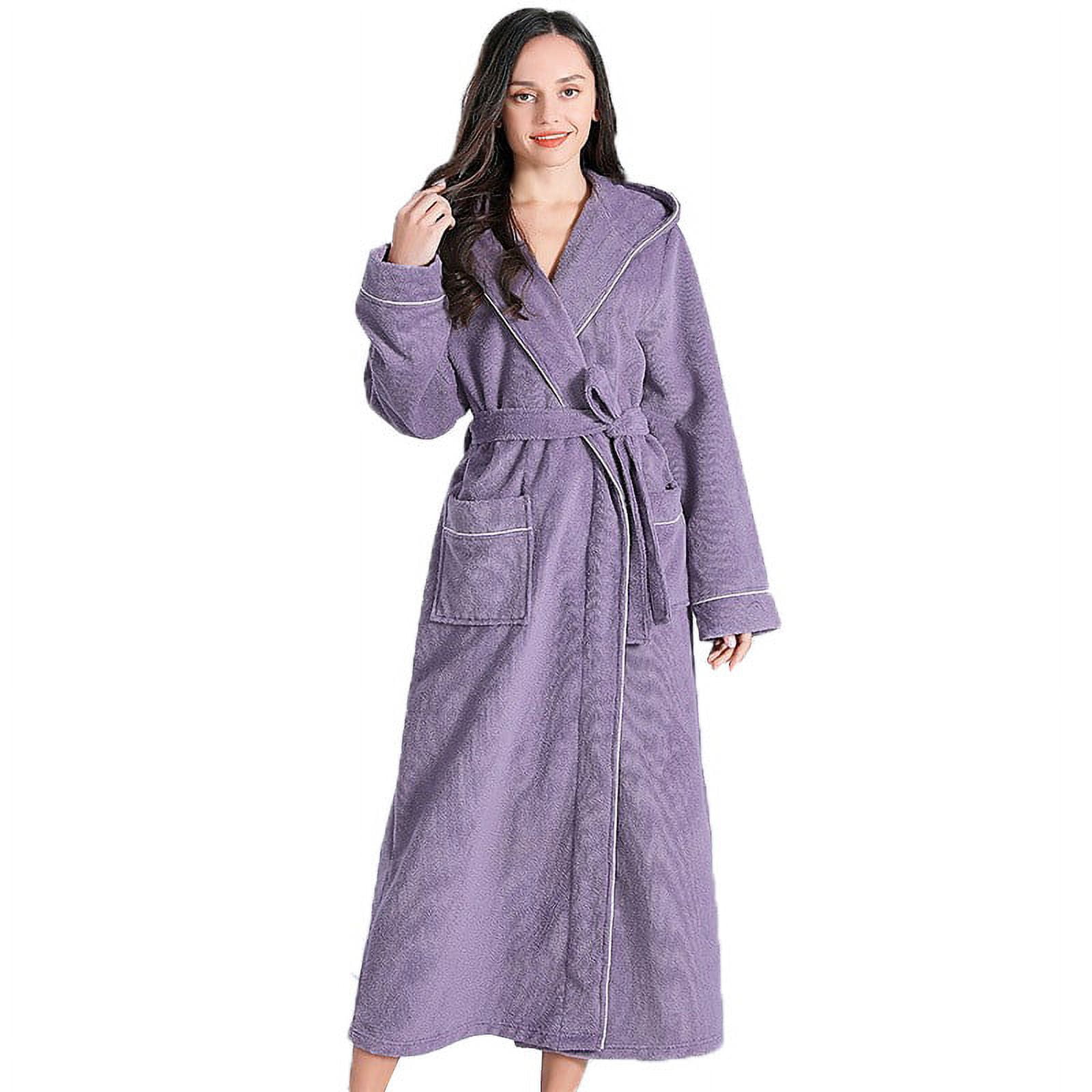 sunongvt Long Dressing Gowns for Men,Super Warm And Cozy Luxury Fleece  Thick Men's Nightwear Robe Bathrobe for Winter,Blue,3XL at Amazon Men's  Clothing store