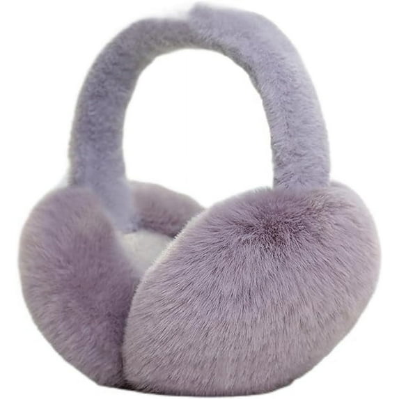 Fluffy Ear Muff for Women Plush Foldable Earmuffs Kids Winter Earmuffs Girls Boys Cold Weather Ear Warmer