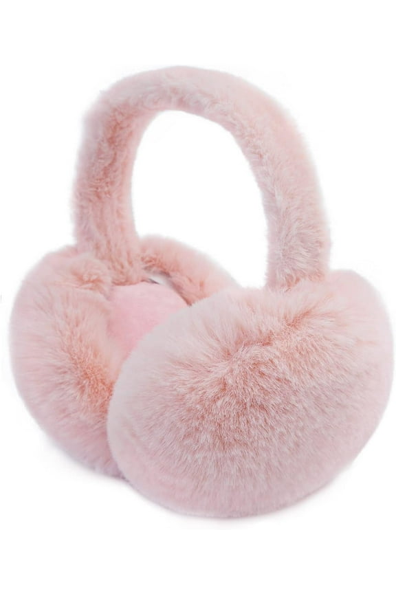 Fluffy Ear Muff for Women Plush Foldable Earmuffs Kids Winter Earmuffs Girls Boys Cold Weather Ear Warmer