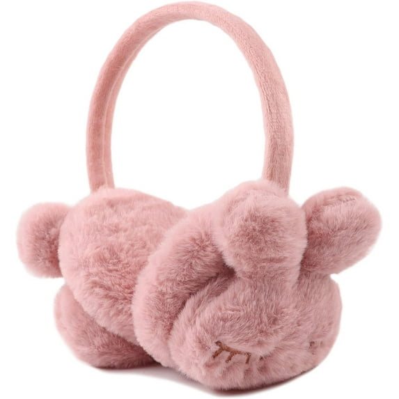 Fluffy Ear Muff for Women Plush Foldable Earmuffs Kids Winter Earmuffs Girls Boys Cold Weather Ear Warmer