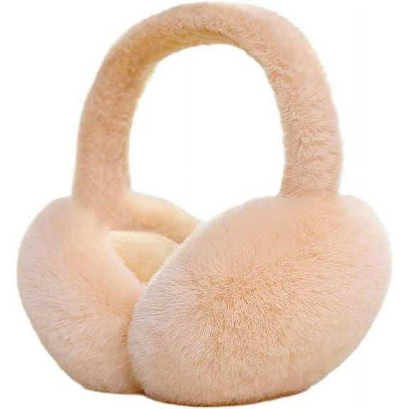 Fluffy Ear Muff for Women Plush Foldable Earmuffs Kids Winter Earmuffs Girls Boys Cold Weather Ear Warmer