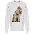 thumbnail image 1 of Fluffy English Cocker  Sweatshirt Men -Image by Shutterstock, Male Medium, 1 of 2