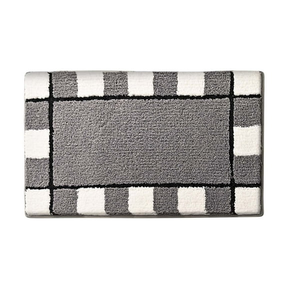 Fluffy Entrance Mat Non-Slip Soft Comfortable for Home Microfiber with TPR Bottom Living Room Bedroom Floor Rug Absorbent
