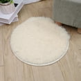 thumbnail image 1 of Fluffy Faux Fur Area Rugs, Ultra Soft Shaggy Rug for Living Room & Bedroom, Machine Washable Non-Slip Small Decor Rug, Plush Decor Throw Carpet, 15.7x15.7 Inch, 1 of 7
