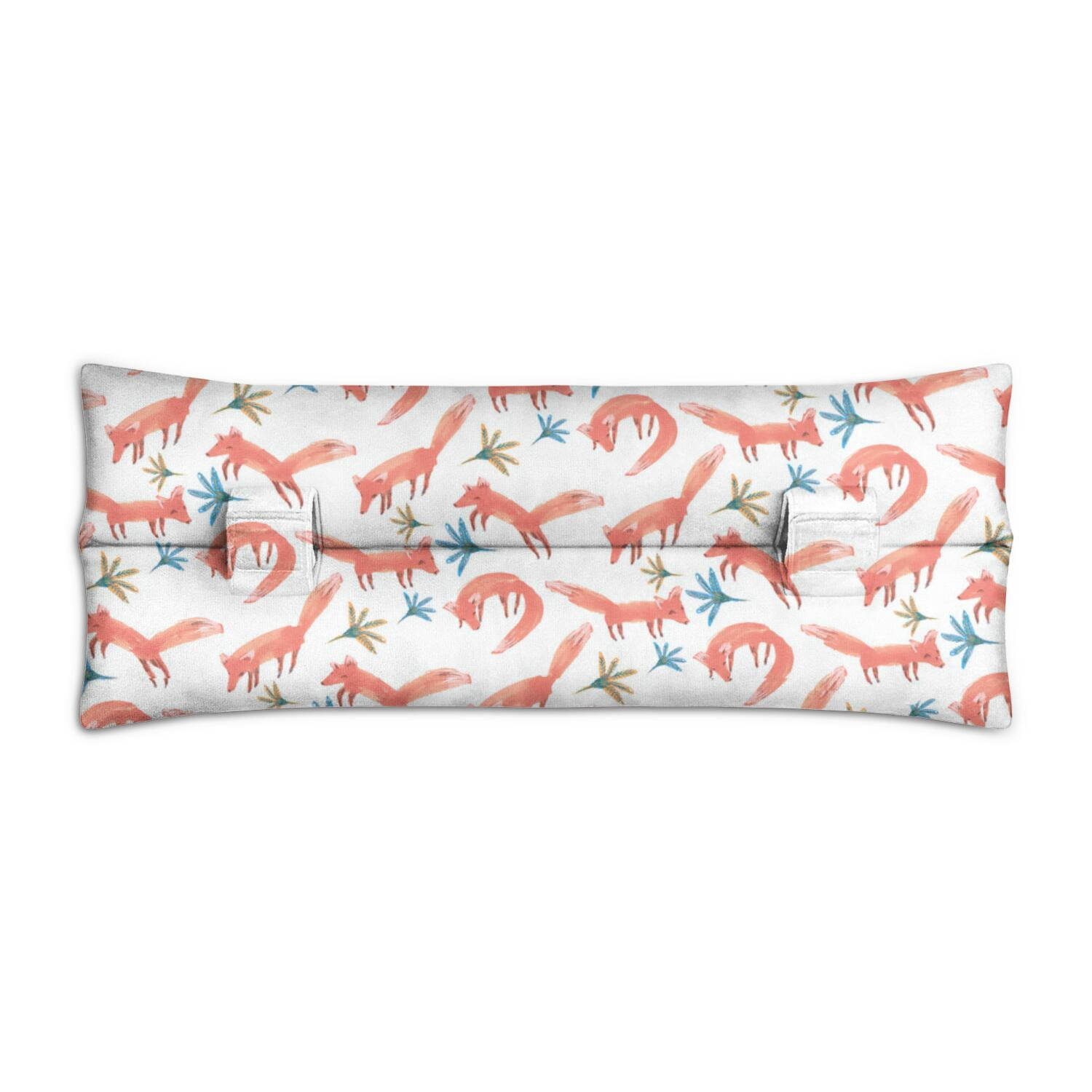 Fluffy Fox Print Post Surgery Seatbelt Pillow - 2-Inch Thick Mastectomy Cushion for Car with Double Straps, Skin-Friendly for Heart & Breast Recovery (Cute Wild Tree Pattern)