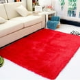 thumbnail image 1 of Fluffy Fuzzy Area Rugs For Bedroom Anti-Slip Runner Rugs For Living Room Ultra Soft Plush Rugs Square Carpet Pad Floor Mat,Machine Washable Bedside Kitchen Bathroom Dining Room Entryway Rugs, 1 of 5