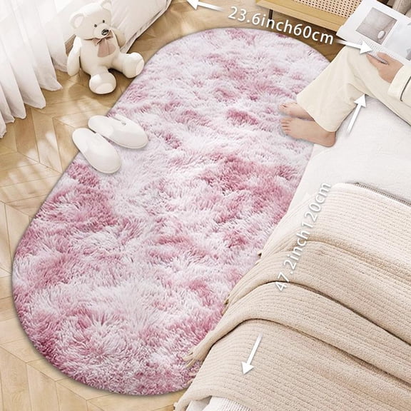 Fluffy Grey Rainbow Rug Small Kids Rugs for Bedroom Girls And Boys Aesthetic,Bedside Bedroom Rug,Ultra Soft Runner Carpet Modern Shaggy Nursery Area Rugs Home Deco