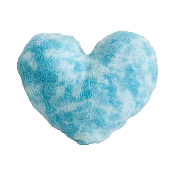 Fluffy Heart Throw Pillows, Shaggy Decorative Pillow for Sofa Couch Bed, Cute Room Decor Decorations for Women Girls Kids