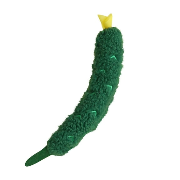 Fluffy Kitten Toy, Fluffy Dog toy, Gift for Pet, Cucumber Vegetable Plush Toys, Cat Rattle Toy, Simulation Vegetable Self-Entertaining Pet Toy, Interactive Dog & Cat Toy