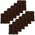 thumbnail image 1 of Fluffy Memory Foam Non Slip Chair Cushion Pad 12 Pack Chocolate, 1 of 5