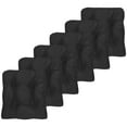 thumbnail image 1 of Fluffy Memory Foam Non Slip Chair Cushion Pad 6 Pack Charcoal, 1 of 5