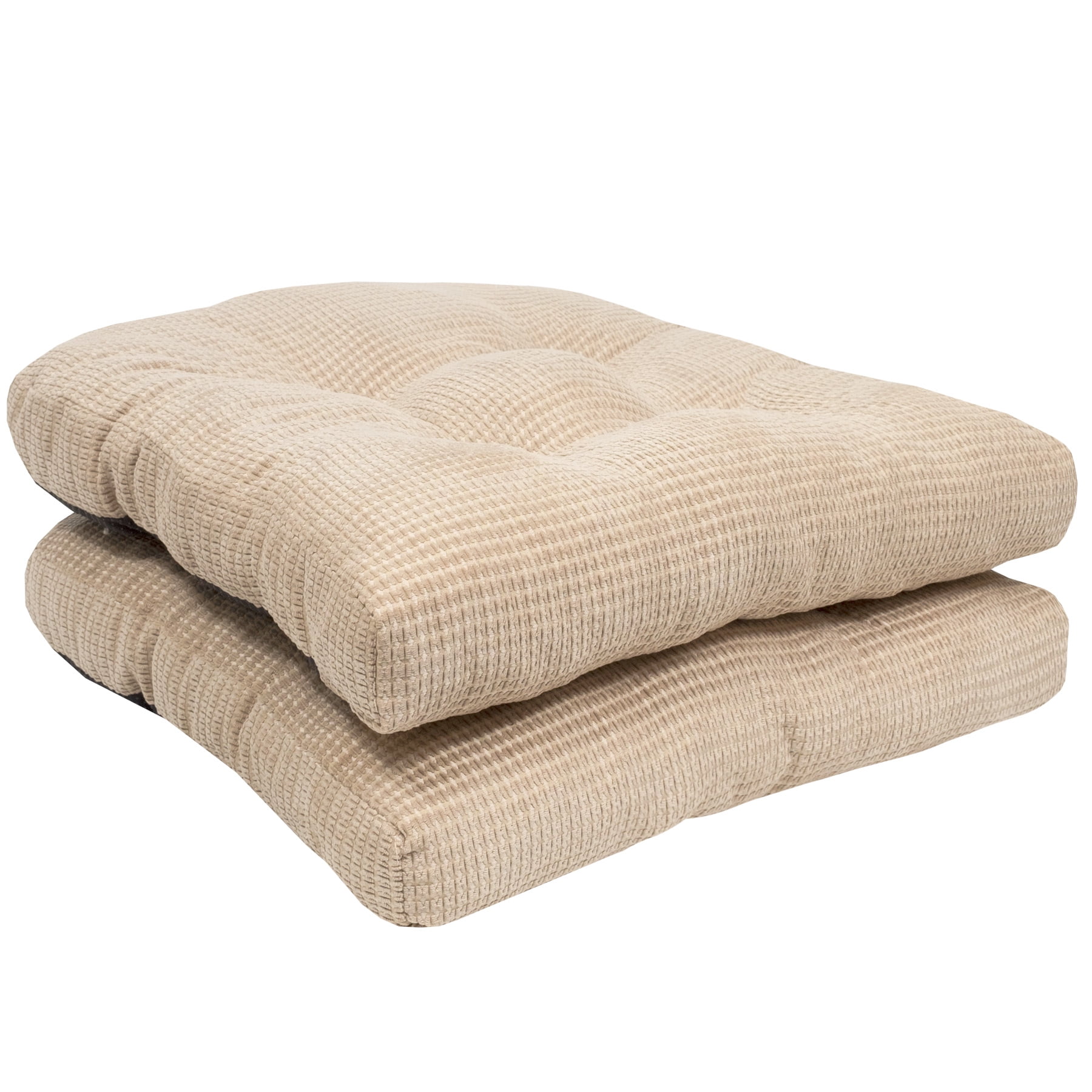 Fluffy Memory Foam Non Slip Chair Cushion Pad Linen - Walmart.com