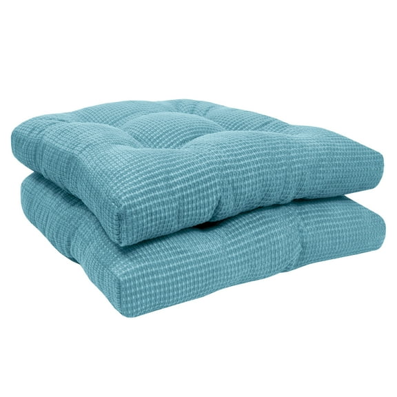 Fluffy Memory Foam Non Slip Chair Cushion Pad - Teal