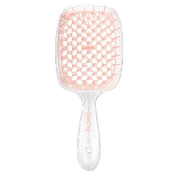 Fluffy Modeling Comb Mesh Comb Hairdressing Hair Smoothing Honeycomb Comb Plastic Massage Comb Dry And Wet Hollow Comb