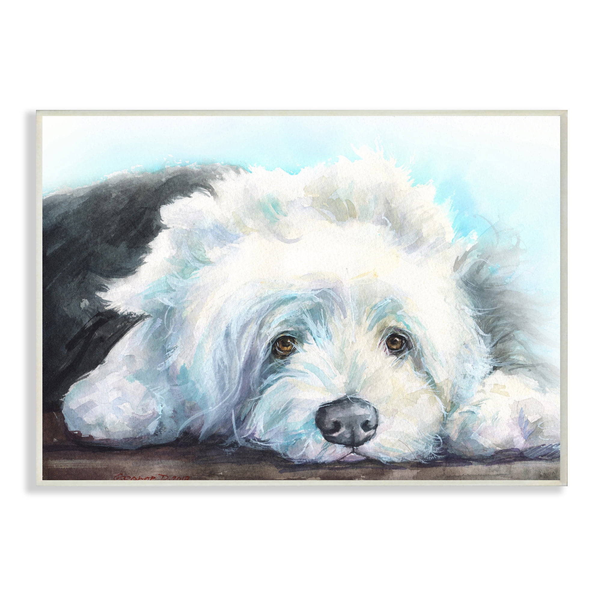 Bichon Paw Print Acrylic Plaque Bichon Paw Print Acrylic Plaque