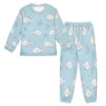 thumbnail image 1 of Fluffy Pajamas Set Fuzzy Winter Warm Pj Sets Pullover Tops and Long Pants Cute Fish Pattern Large, 1 of 8