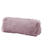 Fluffy Pencil Case Cute Soft Macaroons Large Capacity Big Pencil Pouch Pen Bag Box Holder Organizer Simple Storage Aesthetic Stationery Cosmetic for Adults Men Women Office Essentials