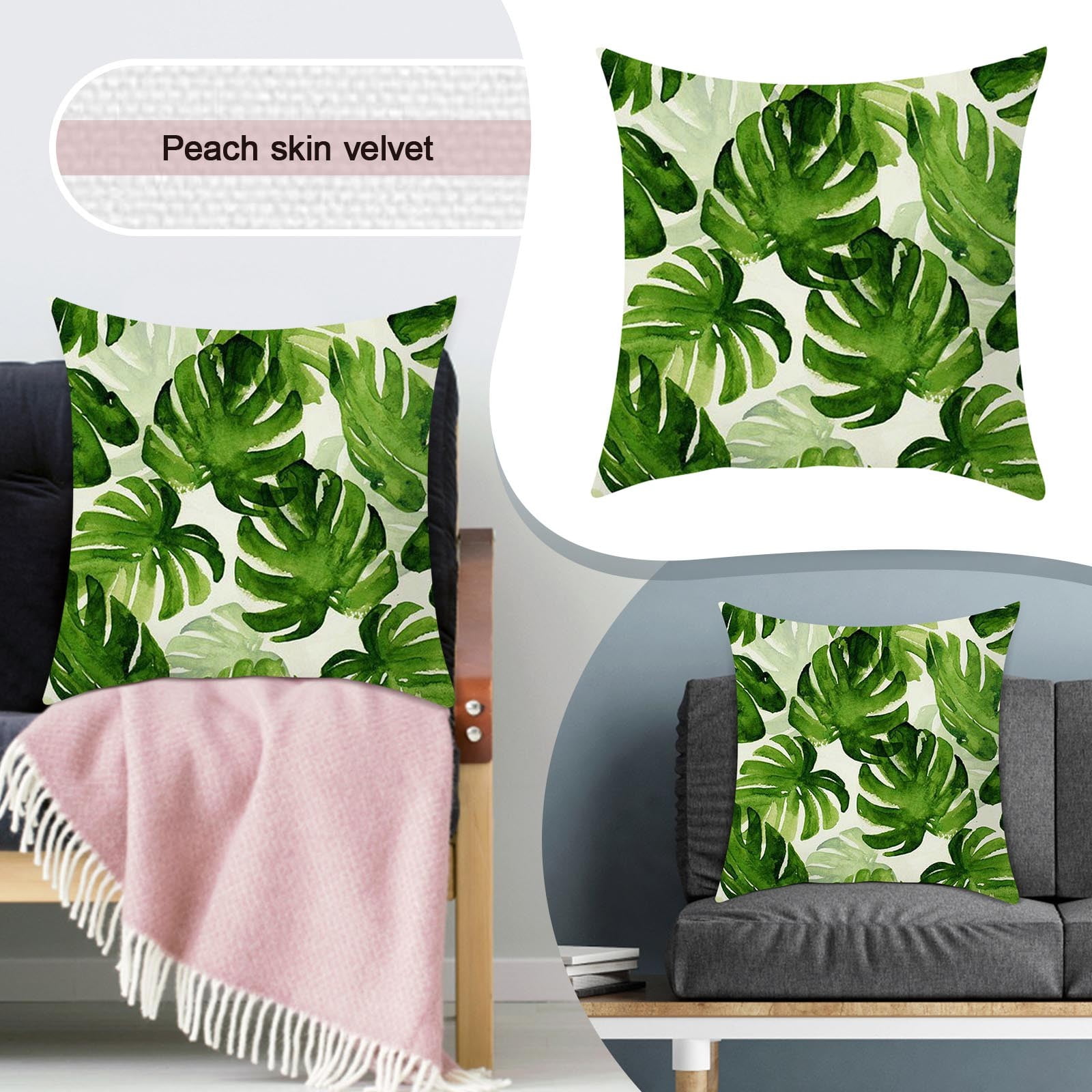 Fluffy Pillowcases with zipper body pillow cover silk Queen size