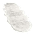 thumbnail image 1 of Fluffy Plush Bedroom Runner Rug Extra Large Shag Floor Carpet Non Slip Water Absorbent Mat For Living Room White 19.7x55.1in, 1 of 7