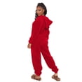 thumbnail image 1 of Fluffy Polar Bear Onesie (M, Red), 1 of 7