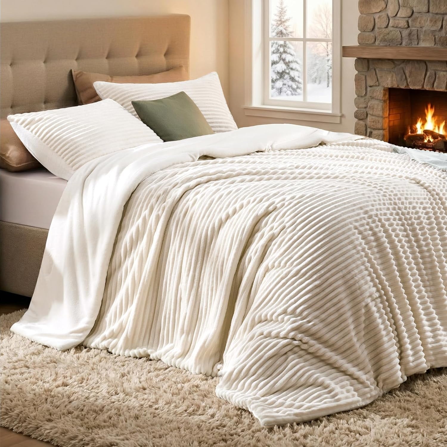 Fuzzy Queen Size Blanketnull
