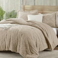 thumbnail image 1 of Fluffy Queen Comforter Set - Beige Warm Comforters for Winter Queen Size, Comforter Full Size Bed Set 3 Piece, 1 of 7