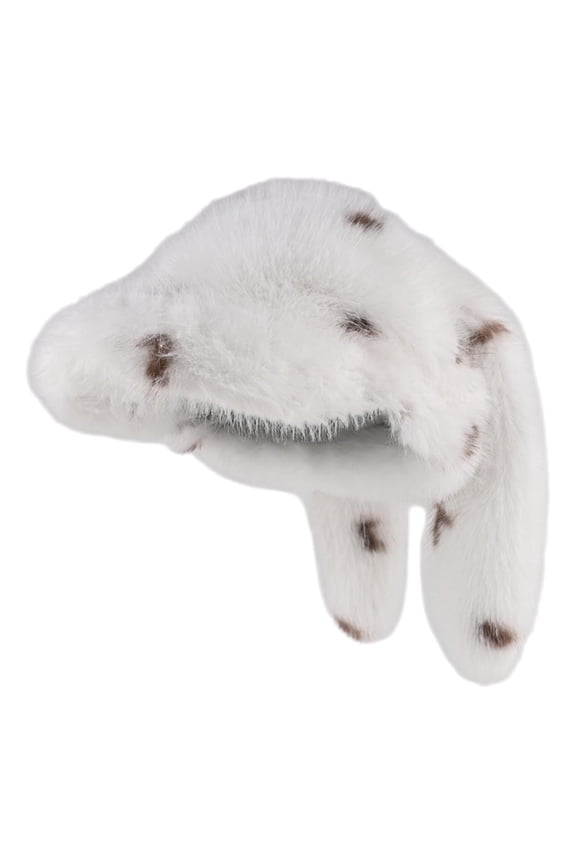 Fluffy Rabbit Ear For Winter Warmth, Soft Faux Mink Baseball Cap With Long Ears For Ear Protection, Cozy And Fashionable Cold Weather Hat For Outdoor Activities And Casual Wear