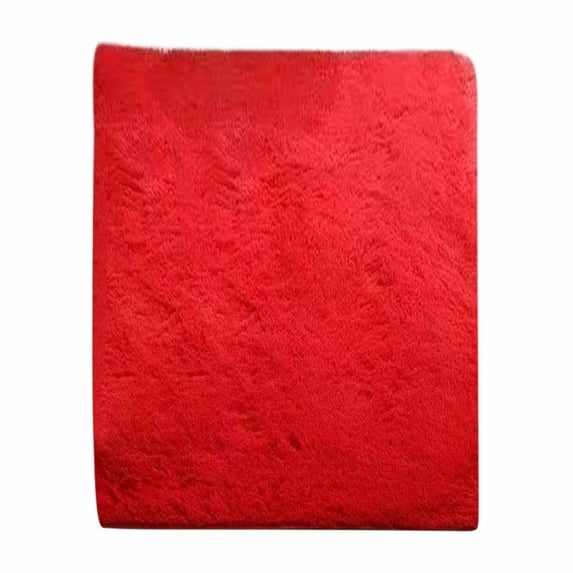 Fluffy Shag Area Rug, 31.6x47.2inch Soft Plush Non-Slip Floor Carpet, Cozy Fuzzy Shaggy Rug for Bedroom, Living Room, Decorative Home Mat