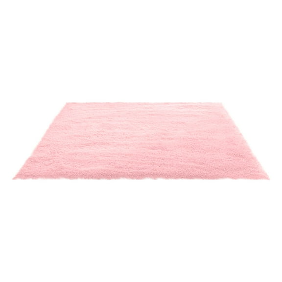 Fluffy Shag Area Rugs Soft Fuzzy Shaggy Rugs for Girls Bedroom Kids Room Carpet Furry Throw Dorm Rug 31 x 19 Inches