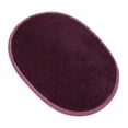 thumbnail image 1 of Fluffy Shag Area Rugs, Soft Oval Decorative Rug for Bedroom Living Room, Kitchen, Non-Shedding Plush Small Floor Mat, Washable Carpet, 11.81"x15.75", 1 of 6