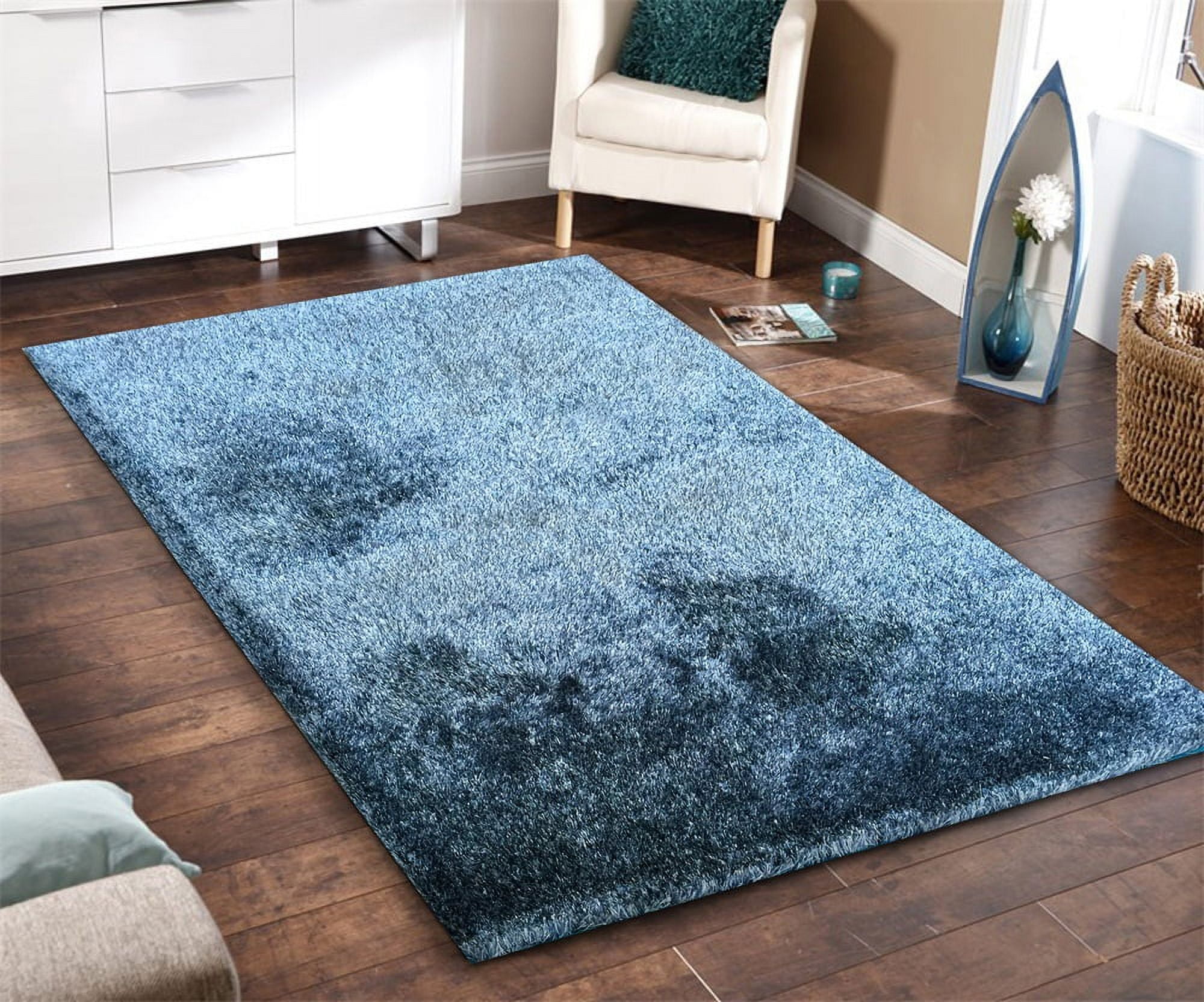  Modern Soft Area Rug Level maps for Game Traditional Asian  Houses on Islands Fantasy Land 3D Home Plush Rugs Non Slip Shaggy Carpets  for Living Room Bedroom Kids Playroom Decor 5'3x7'9 