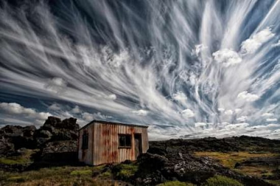 Fluffy Sky Canvas Art - Thorsteinn H Ingibergsson (12 x 18)