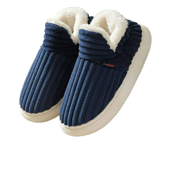 Fluffy Slippers for Women, Cloud Slippers Pillow Warm Fuzzy House Slippers, Thick Sole Anti-Skid Cozy Plush Booties