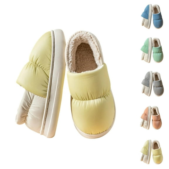 Fluffy Slippers for Women Fuzzy Cozy Soft Bedroom Slides Lined Slippers Indoor Outdoor Soft Sole Shoes For Winter Warmth Comfort