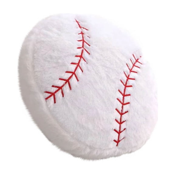 Fluffy Soccer Ball Plush Pillow | 45cm Soft Stuffed Football Shaped Cushion, Sports Fan Decor for Sofa, Bedroom & Game Room, Black & White