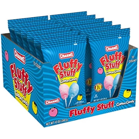 Fluffy Stuff Cotton Candy, 12 Oz (Pack Of 12)