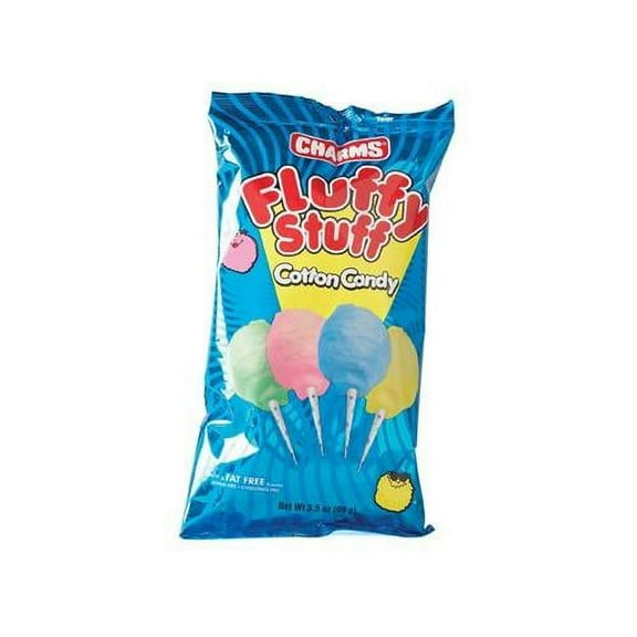 Fluffy Stuff Cotton Candy Bag: 24 Count - 2.5 Oz