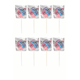 thumbnail image 1 of Fluffy Stuff Cotton Candy Swirl Pops, Individually Wrapped, Pink And Blue, 8 Count, 1 of 1