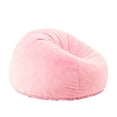 thumbnail image 1 of Fluffy Stuffed Animal Storage Bean Bag Chair Cover(No Filler), 59x26in Faux Fur Washable Ultra Soft Bean Bag Cover for Plush Toys or Textile,Plush Shaggy Large Beanbag for Adults Kids Teens, 1 of 5
