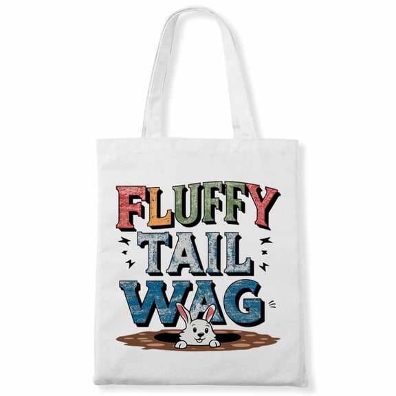 Fluffy Tail Wag Halloween Costumes Canvas Bag 1Pc