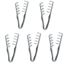 Fluffy Texture Styling Comb, Voluminous Wide Toothed Hair Comb, Travel Folding Design, Wide & Fine-Toothed Dual-Purpose Set, Abs Plastic Textured Grip, Small & Portable Men's Use (Gray *5)