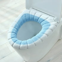 Fluffy Toilet Seat Cover, Cozy Toilet Seat Cushion, Winter Thickened Washable Toilet Cover, Soft Acrylic Fabric, Easy Snap Installation, All Toilet Types
