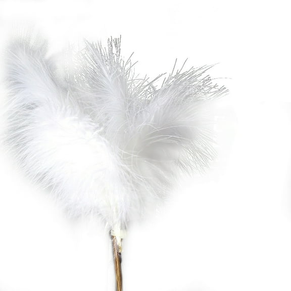 Fluffy Turkey Feathers, 50 Pcs Short Down Fluff Loose Feathers, Plume Home Decoration for Wedding Crafts Dream Catcher Fringe Trim