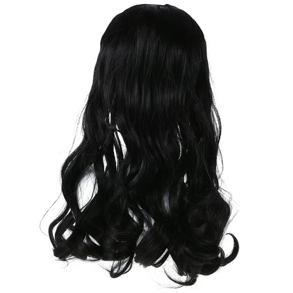 Fluffy U-shaped Wig Curly Clip in Hair Extensions Real Human High Temperature Wire Headband Wigs Big Wave Short