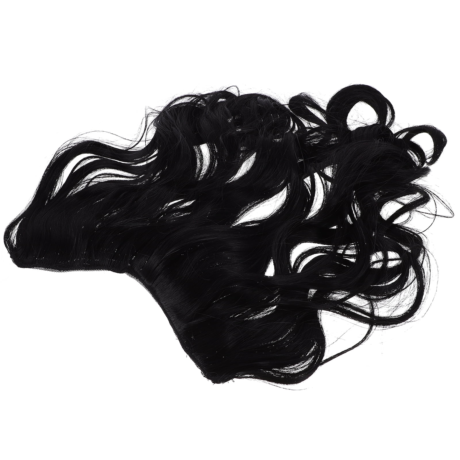 Fluffy Ushaped Wig Fake Hair Real Extensions Clip in Human High