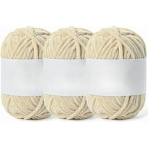 Fluffy Velvet Yarn for Crocheting, Chunky Chenille Blanket Yarn for Crochet, Soft Fuzzy Puzzle Yarn for Knitting, Bulky Thick Amigurumi Crochet Yarns